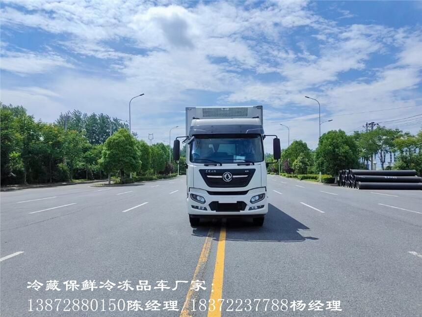 清远市江铃新凯运国六4米2宽体冷藏车 