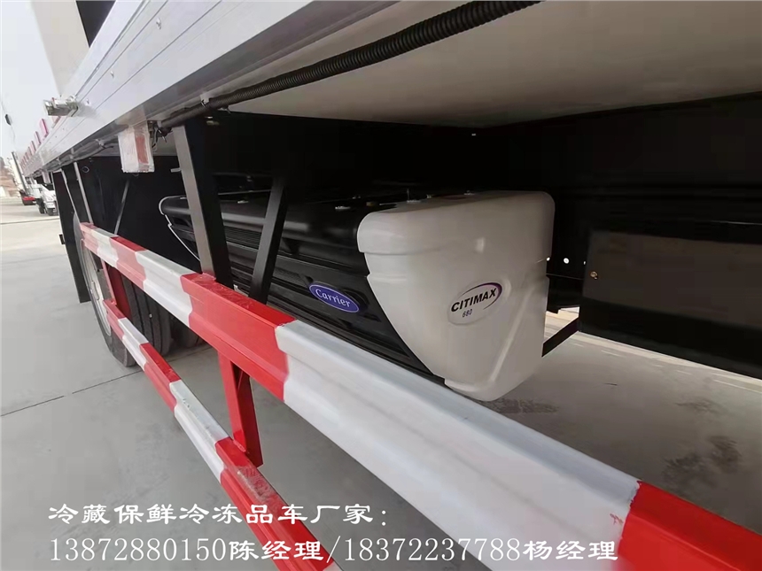 丽江市福特全顺国六面包型冷藏车 